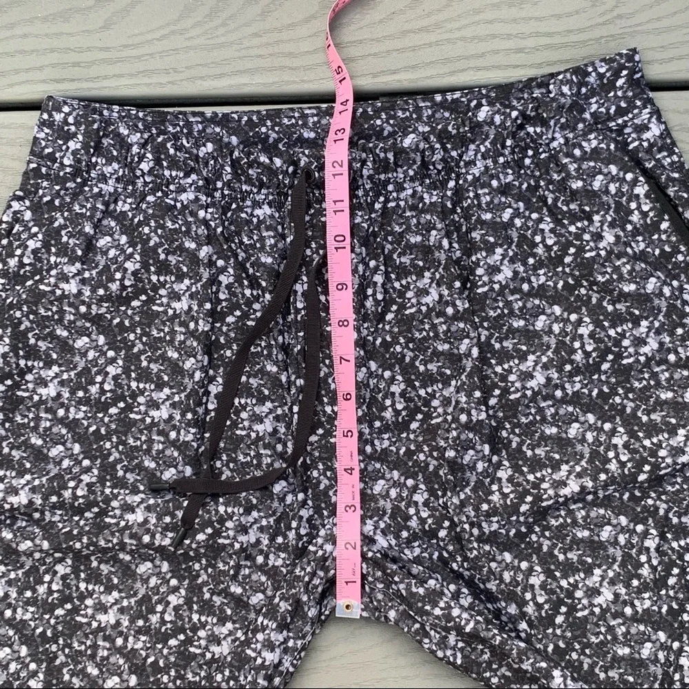 LULULEMON Jogger Cuff at hem Floral print Elastic waist Drawstring waist_10